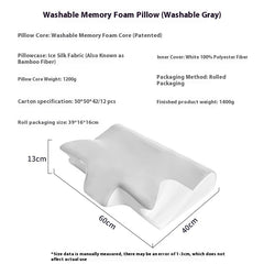Washable Memory Foam Pillow Sleep Neck Protector